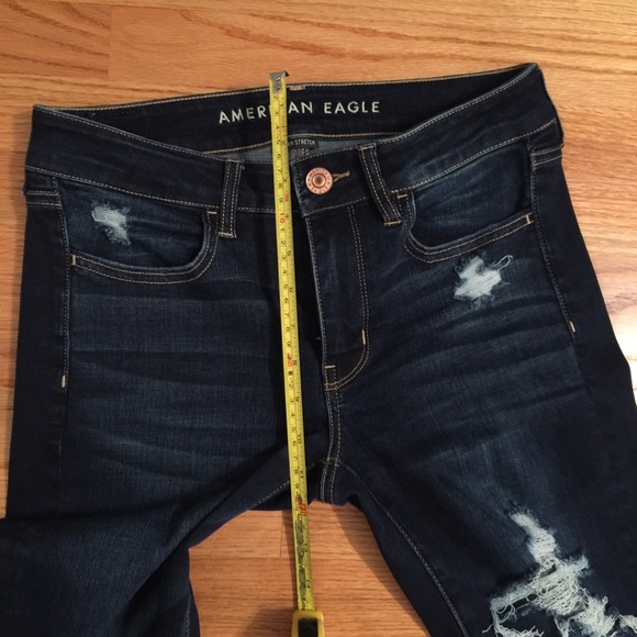 AMERICAN EAGLE Distressed Jeggings -Super Stretch - Picture 12 of 14